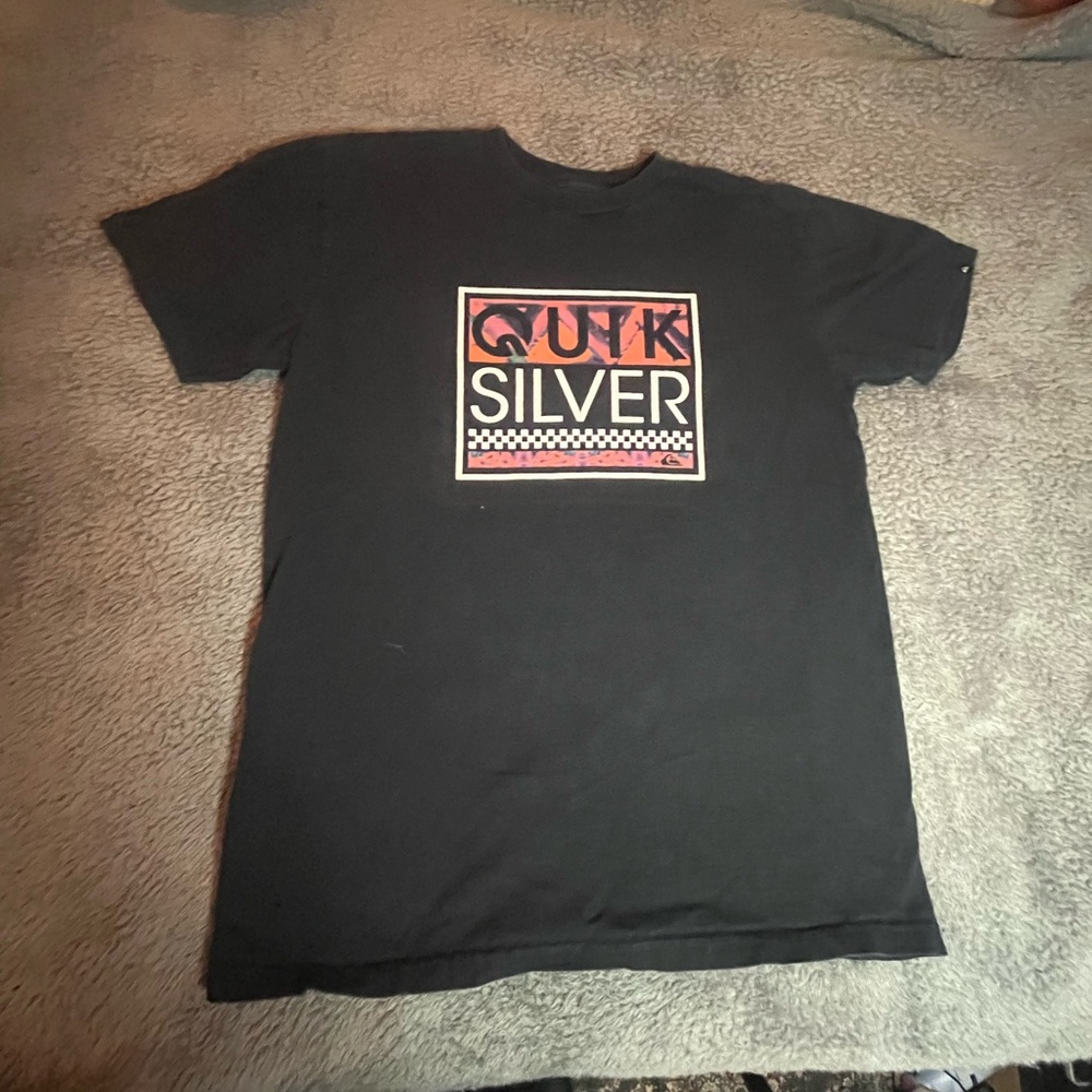 Quiksilver Men's Graphic T-Shirt - Size Large